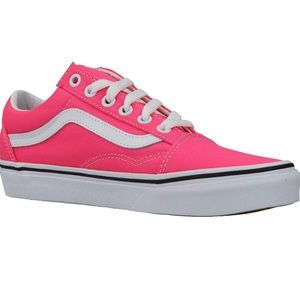 Vans Hot Pink with White Size 7